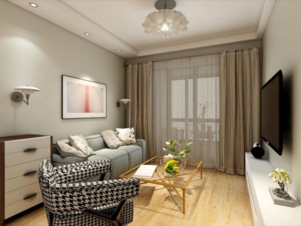 綠地與湖110平米三居室北歐風(fēng)格設(shè)計(jì)方案效果圖參考