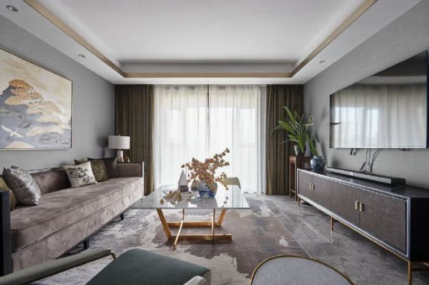 萬象春天115平米現(xiàn)代風(fēng)格裝修設(shè)計(jì)效果圖