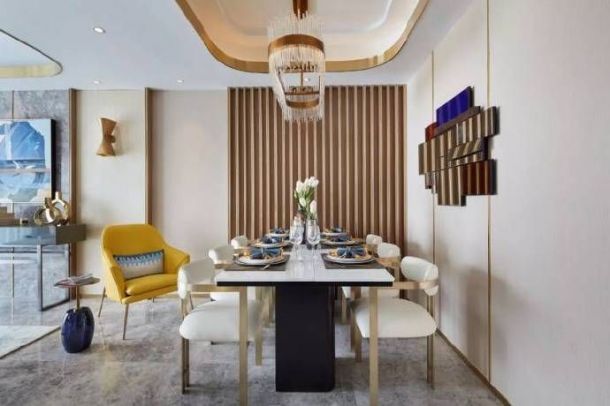 西市佳境108平米輕奢風(fēng)格裝修設(shè)計效果圖