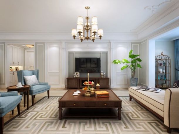 逸翠園168四居室現(xiàn)代簡約風(fēng)格設(shè)計方案效果圖