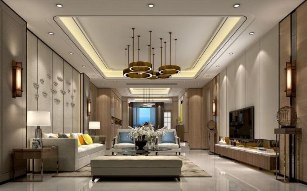 保利心語花園132三居室現(xiàn)代簡(jiǎn)約風(fēng)格設(shè)計(jì)方案效果圖參考