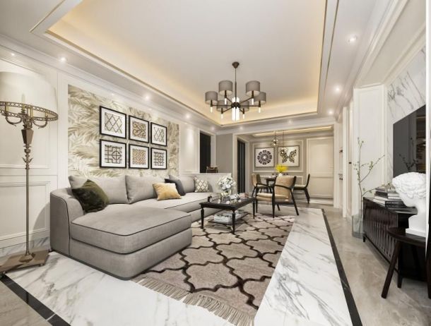 景寓學(xué)府114平米三居室現(xiàn)代簡約風(fēng)格設(shè)計方案效果圖參考