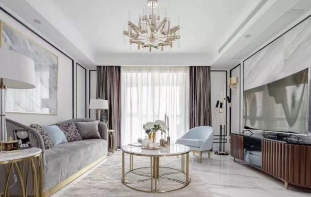 恒大雅苑143平米三居室現(xiàn)代簡(jiǎn)約風(fēng)格設(shè)計(jì)方案效果圖參考