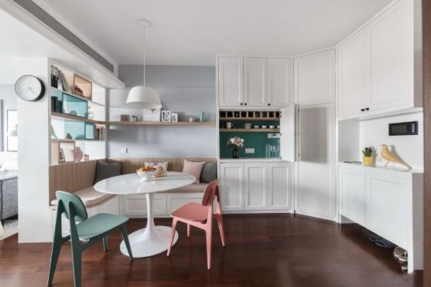 金輝世界城92平米三居室現(xiàn)代簡(jiǎn)約風(fēng)格設(shè)計(jì)方案效果圖