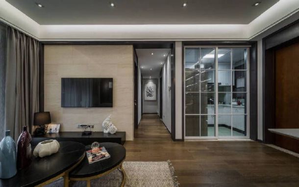 悅美國際105平米現(xiàn)代風(fēng)格裝修設(shè)計效果圖