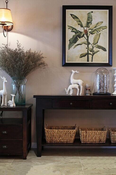 金地西灃公元120平米美式風格裝修設計效果圖