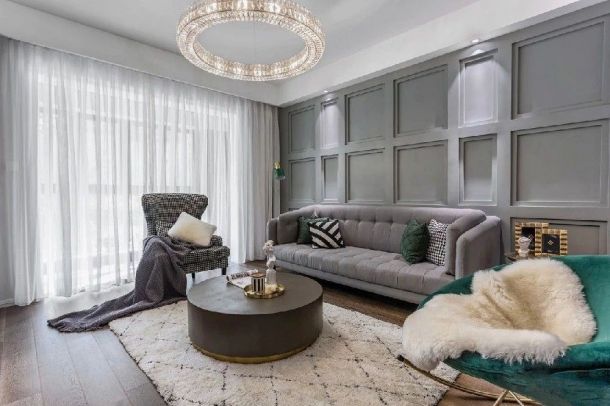 御錦城120平米三居室現(xiàn)代簡約風(fēng)格設(shè)計方案效果圖參考