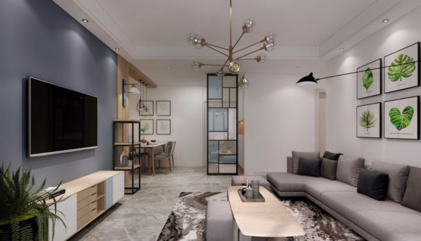 航天城110平米三居室現(xiàn)代簡約風(fēng)格設(shè)計(jì)方案效果圖參考