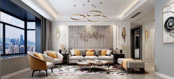 東方世紀(jì)城180平米四居室現(xiàn)代簡(jiǎn)約風(fēng)格設(shè)計(jì)方案效果圖參考