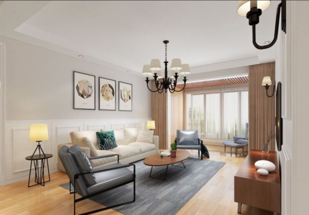 自然界云棲135平米三居室現(xiàn)代簡約風(fēng)格風(fēng)格設(shè)計方案效果圖參考