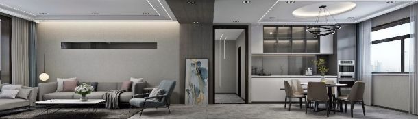 東城新一家180平米四居室現(xiàn)代簡約風(fēng)格設(shè)計方案效果圖參考