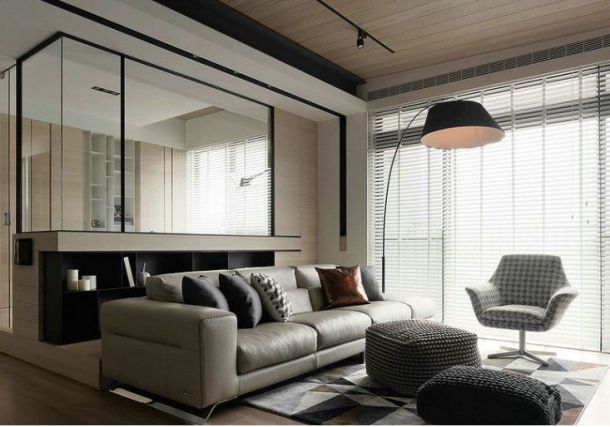 南門望城140平米三居室現(xiàn)代簡約風格設(shè)計方案效果圖參考