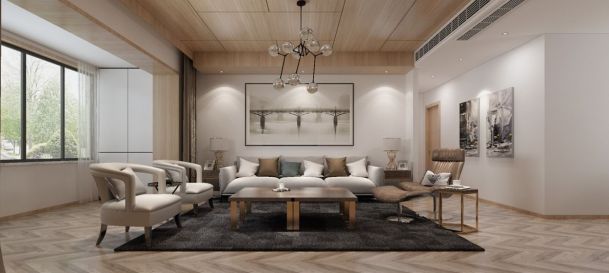 紫薇東進(jìn)117平米三居室現(xiàn)代簡約風(fēng)格設(shè)計(jì)方案效果圖參考