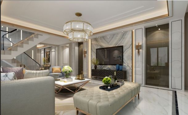 碧桂園鳳凰城136平米三居室現(xiàn)代簡約風(fēng)格設(shè)計(jì)方案效果參考