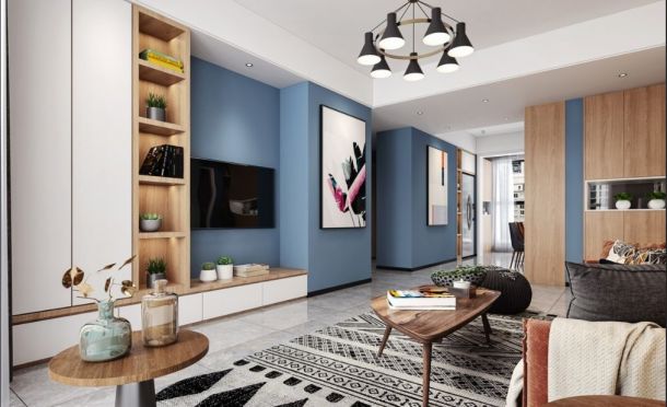 電信十所130平米三居室現(xiàn)代簡約風格設(shè)計方案效果圖參考