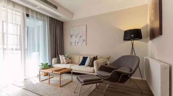 山海文園96平米三居室現(xiàn)代簡約風格設(shè)計方案效果圖參考