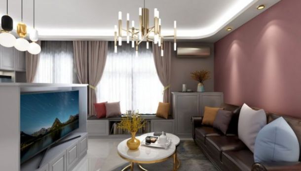 恒天國際城126平米三居室現(xiàn)代簡約風格設計方案效果圖參考