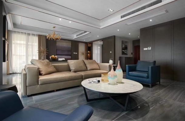 西市佳郡165平米三居室現(xiàn)代簡約風格設計方案效果圖參考