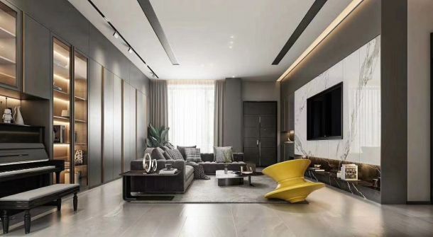 碧桂園鳳凰城260平米復(fù)式現(xiàn)代簡約風(fēng)格設(shè)計方案效果圖參考