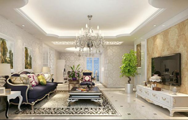 旭景名園簡(jiǎn)約歐式風(fēng)格裝修案例