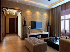 空軍工程大學(xué)132平米新中式風(fēng)格方案設(shè)計