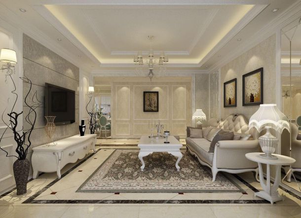 中?！ら_元壹號137平三居室簡歐風格方案