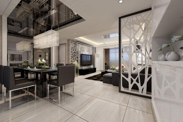 西溪里115平三居室簡(jiǎn)約風(fēng)格方案