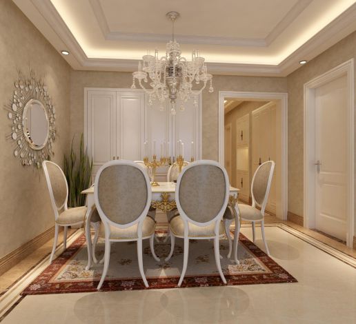 保利 拉菲公館90平簡歐風(fēng)格設(shè)計(jì)方案