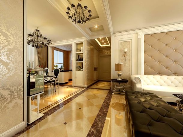 中國鐵建國際城162平美式鄉(xiāng)村風(fēng)格設(shè)計(jì)方案