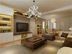 紫薇花園110平現(xiàn)代簡(jiǎn)約風(fēng)格設(shè)計(jì)方案