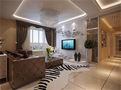 曲江明珠120平簡(jiǎn)歐風(fēng)格設(shè)計(jì)方案