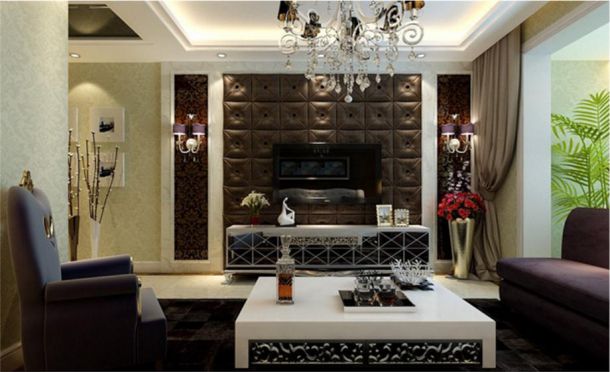 山水嶺秀140平簡歐風格設計方案