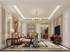 中建國熙臺143平美式風格設(shè)計方案