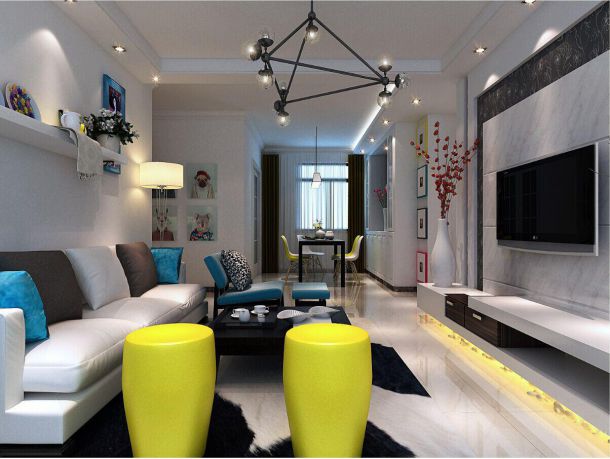 中環(huán)國(guó)際城142平現(xiàn)代簡(jiǎn)約風(fēng)格設(shè)計(jì)方案