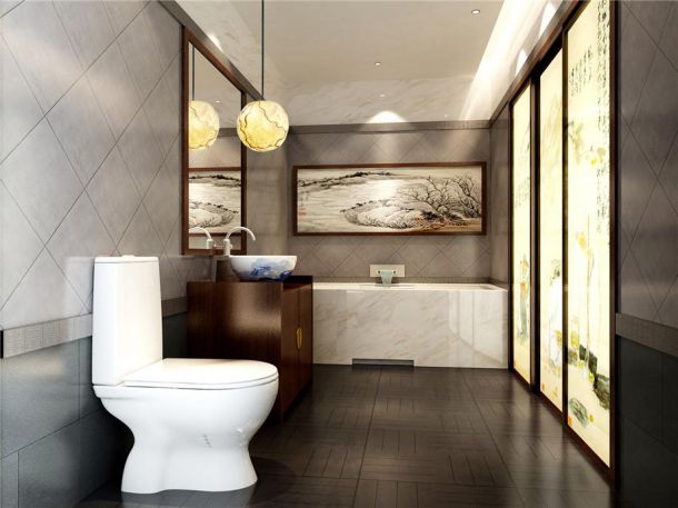 楓葉新都市190平中式風(fēng)格設(shè)計方案