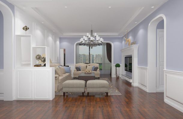 首創(chuàng)國際城92平美式鄉(xiāng)村風(fēng)格設(shè)計方案