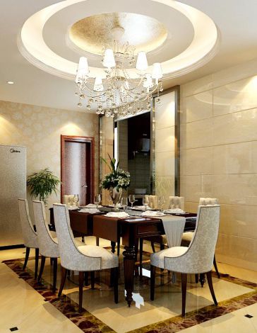 曲江觀(guān)山悅175平簡(jiǎn)歐風(fēng)格設(shè)計(jì)方案