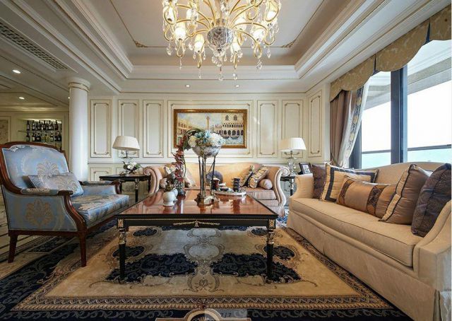 龍湖花千樹110平米歐式設計方案