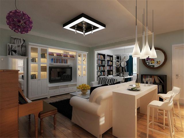 航天城120平混搭風(fēng)格設(shè)計(jì)方案