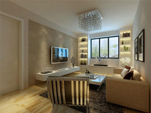 銘城國際社區(qū)90平現(xiàn)代簡約風格設計方案