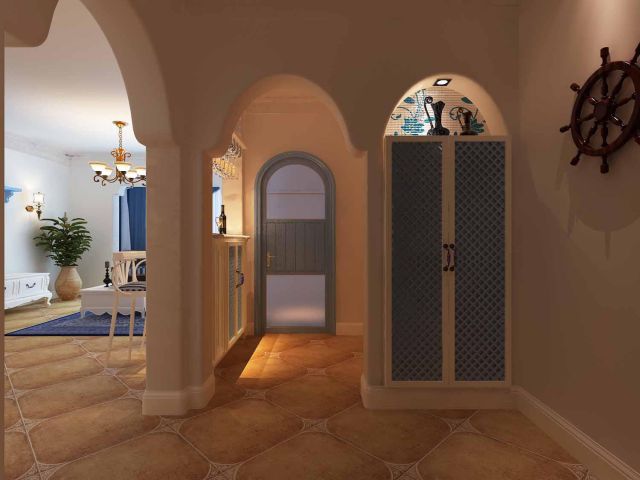 金堆城小區(qū)135平米地中海風格設(shè)計方案