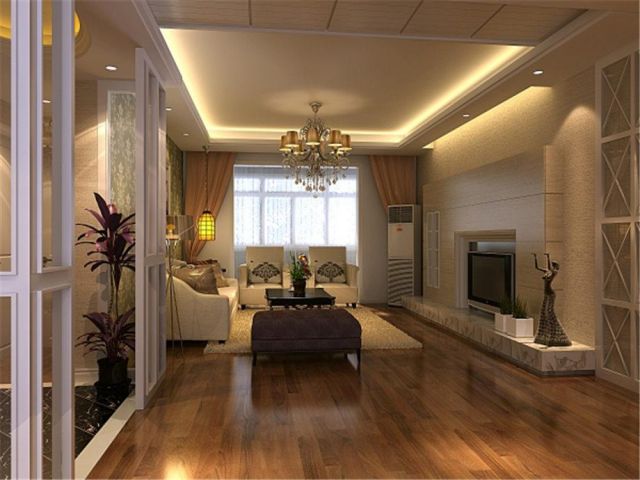 天朗五瓏110平米現代簡約設計方案