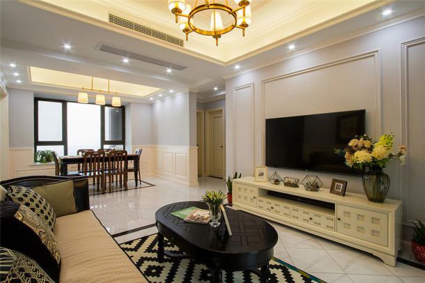 御錦城138平美式風(fēng)格設(shè)計(jì)方案