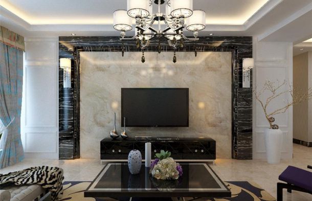 天朗大興郡120平歐式風(fēng)格設(shè)計(jì)方案