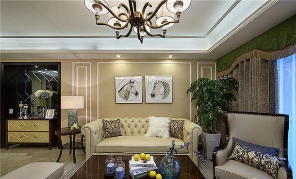 交大醫(yī)學(xué)院130平米美式設(shè)計(jì)方案