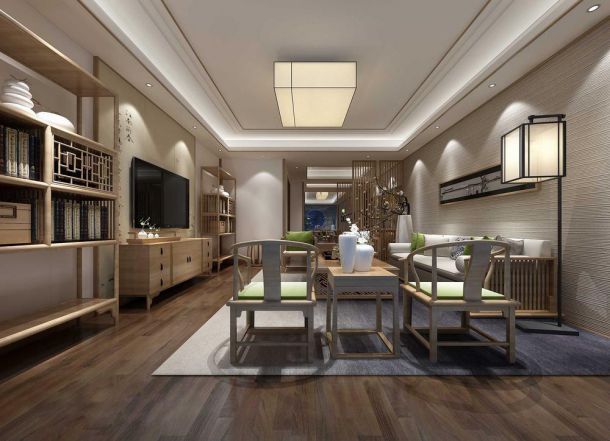 中海熙岸社區(qū) 130平米 新中式