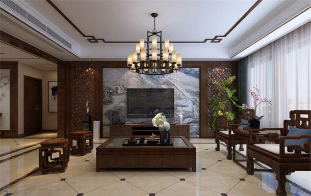 曲江觀邸180平新中式風(fēng)格設(shè)計(jì)方案