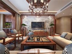 金輝悅府 135平方米 中式風(fēng)格