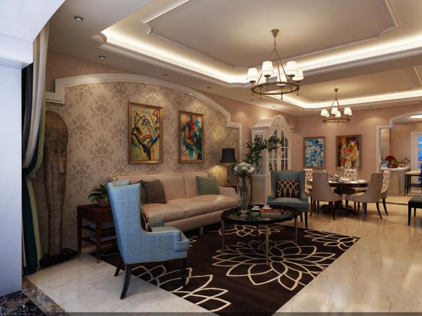 政治學(xué)院151平米簡(jiǎn)歐