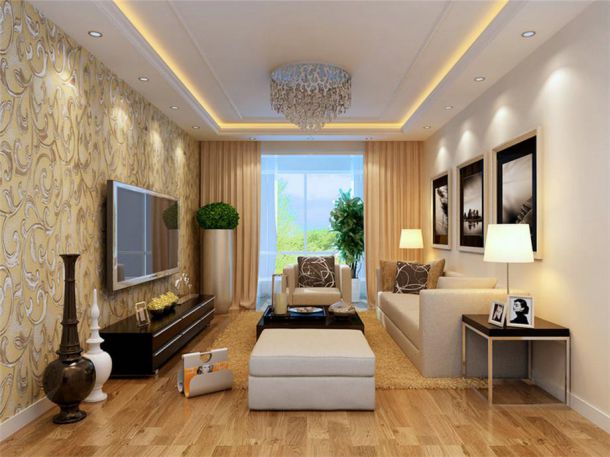 綠地城110平現(xiàn)代簡約風(fēng)格設(shè)計(jì)方案